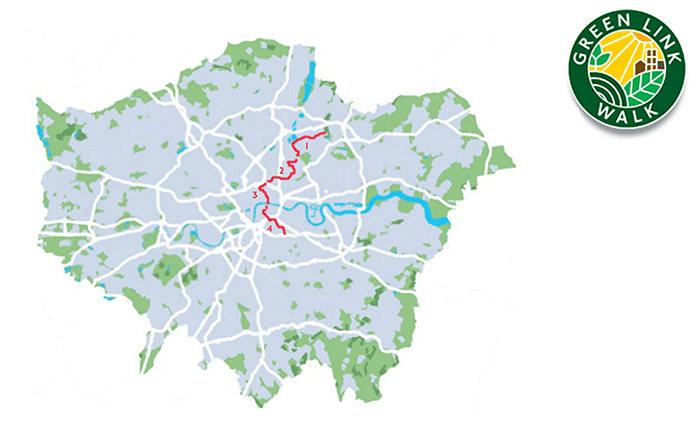 map of green link walk