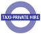 TfL taxi and private hire roundel