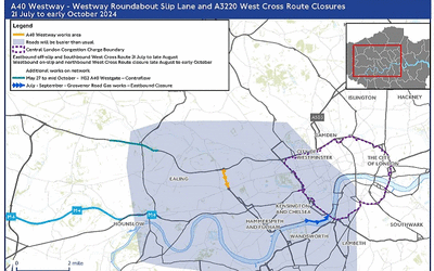 A40 works impact map