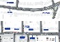 detail of bromley road bus lane map