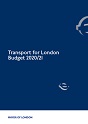 tfl budget 2020 cover image