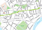 detail from C9 route map