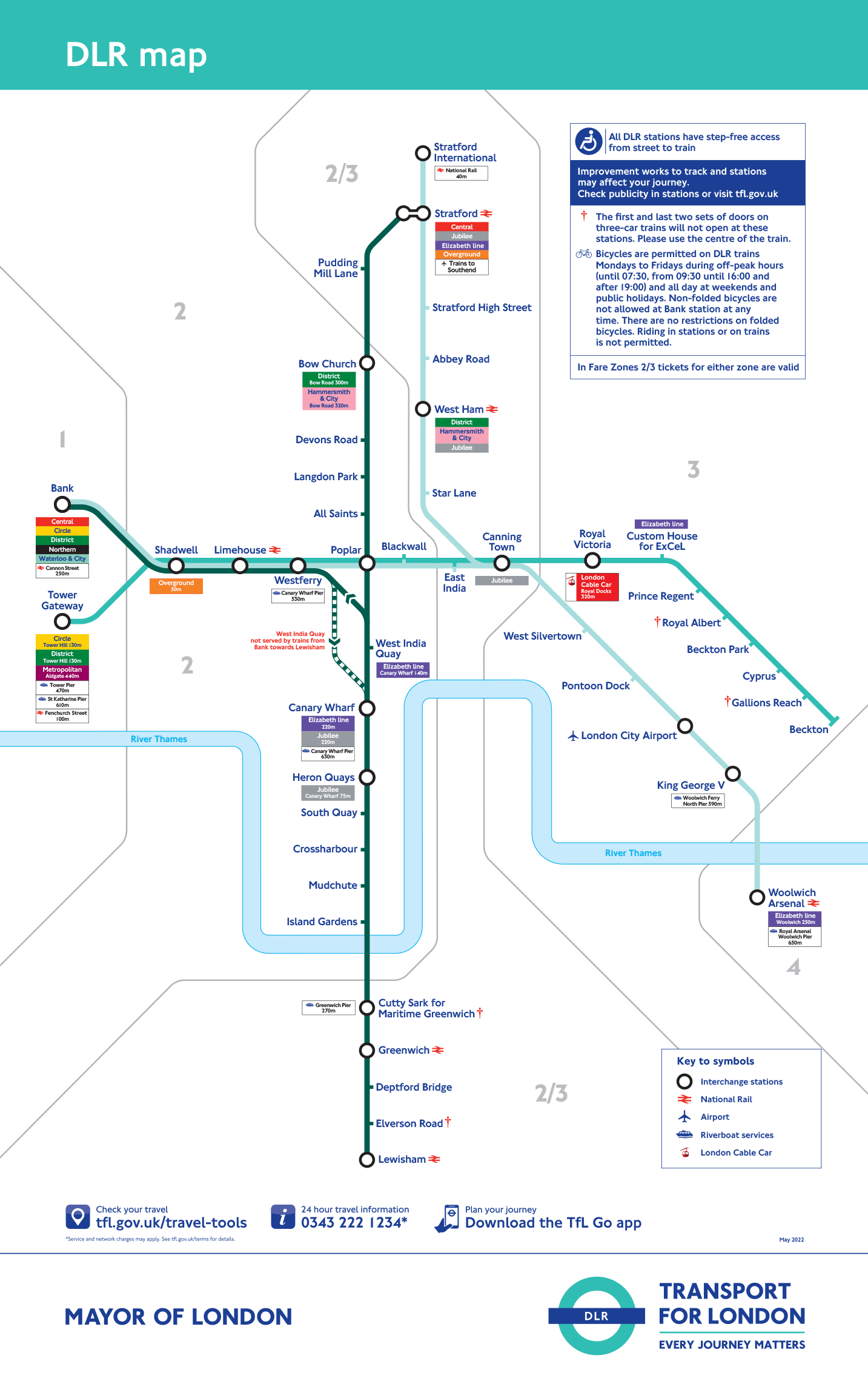Dlr Route Map 