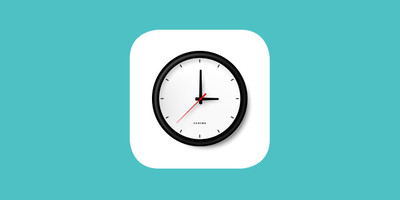 Icon showing a clock