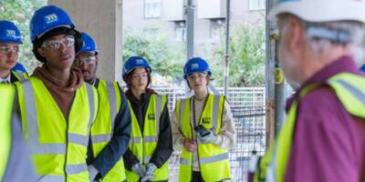 Students visit Fenwick construction site