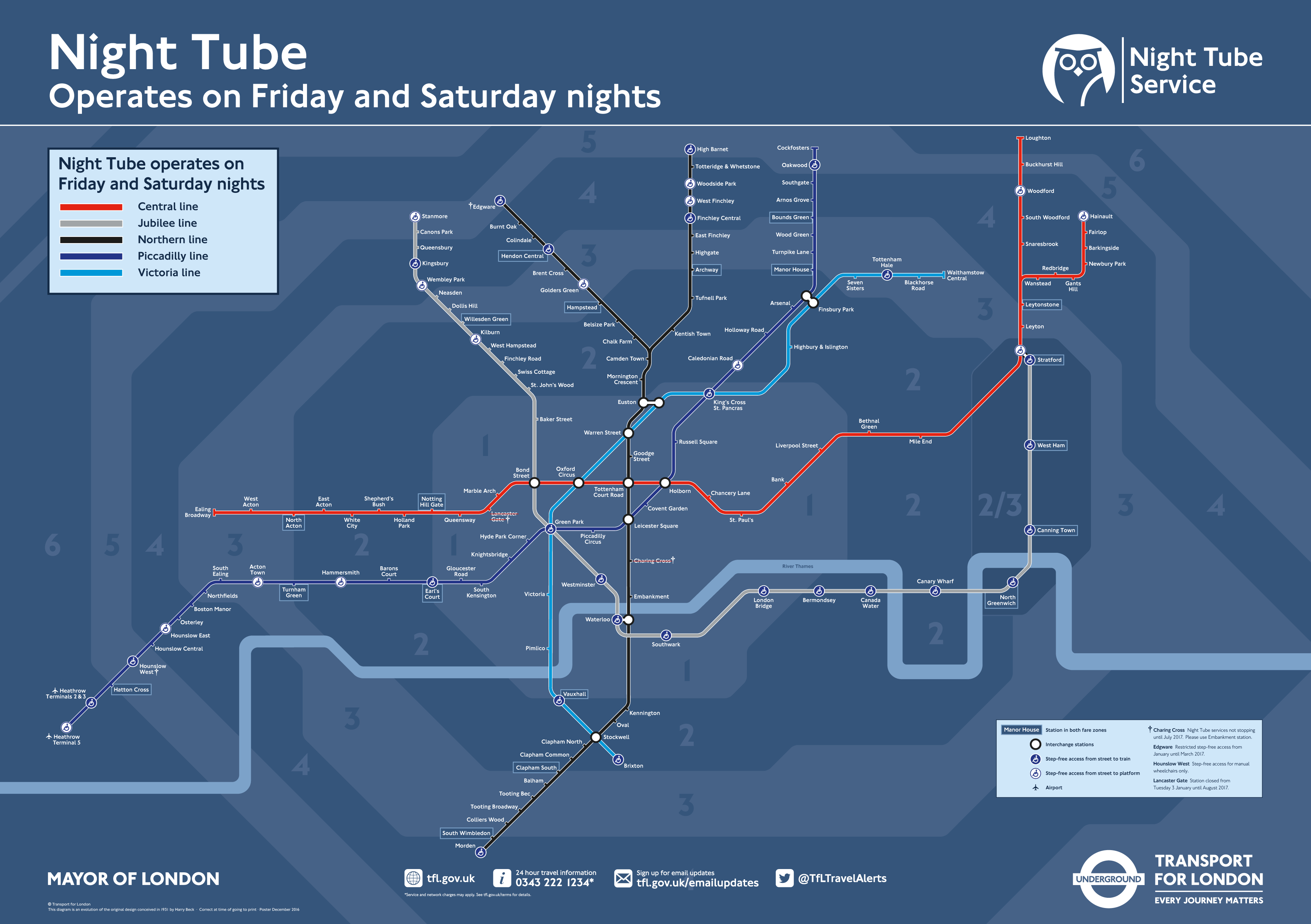 Night Tube Map London The Night Tube   Transport for London
