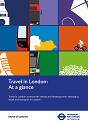 Decorative image depicting a collage of transport icons including the Transport for London and Mayor of London logos.
