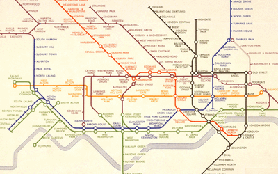 Original 1933 Tube map