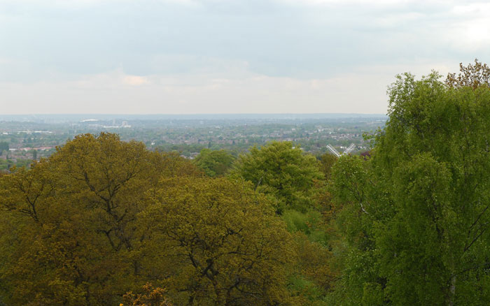 View from Addington Hills, London Loop